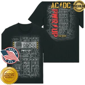 Acdc Store Merch Ac/Dc Wires 2024 Tour T-Shirt