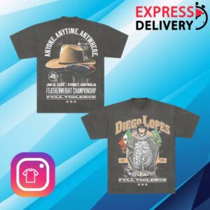 Full Violence Merch Store Anyone Anytime Anywhere Tee In Shadow