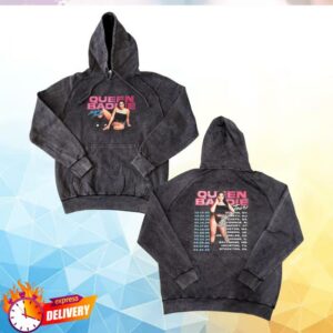 Natalie Nunn Merch Store Natalie Nunn Queen Baddie Tour Limited Edition Vintage Raglan Hoodie