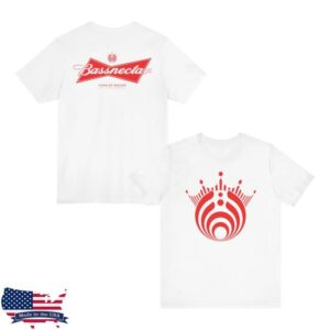 Bassnectar Merch Store Love Here St. Louis King Of Sound Bass Drop T-Shirt White