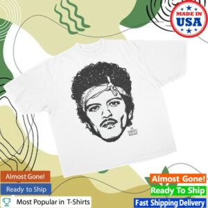 Bruno Mars Store Merch The Romantic Art Tee White