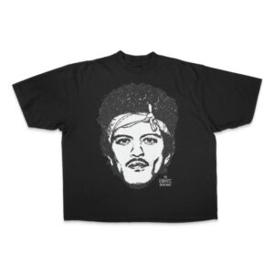 Bruno Mars Store Merch The Romantic Art Tee Black