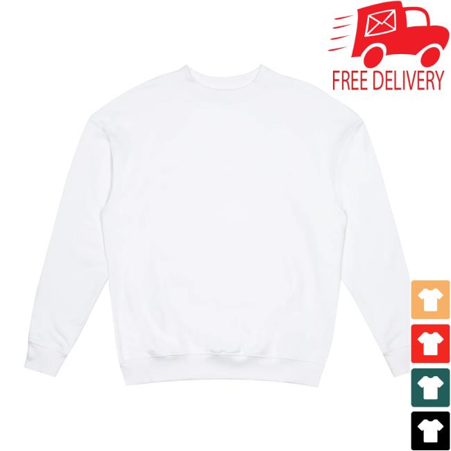 Senna Merch Store Tag Heuer X Senna Oversized Badge Crewneck Sweatshirt White