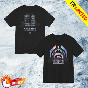 Bassnectar Merch Store Love Here St. Louis Speaker Arch T-Shirt