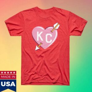 Charlie Hustle Store Merch Bow And Arrow Kc Heart Tee
