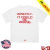 kenny fredsgarms store merch icbw tee red text ueq