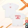 kenny fredsgarms store merch icbw tee red text