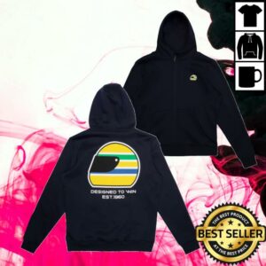 Senna Shop Merch Store Senna Helmet Zip Hoodie