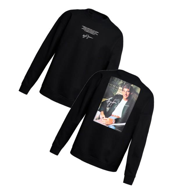 Senna Shop Merch Store Tag Heuer X Senna Oversize Crewneck Sweatshirt - Newest Fashion Trends