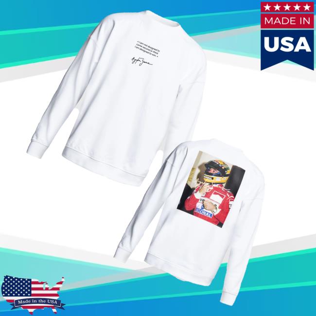 Senna Shop Merch Store Tag Heuer X Senna Oversize Crewneck Sweatshirt - Newest Fashion Trends