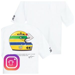 Senna Shop Store Merch Tag Heuer X Senna Oversize Badge Tee