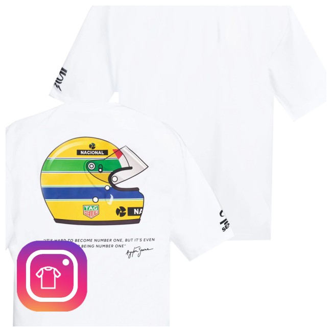 Senna Shop Store Merch Tag Heuer X Senna Oversize Badge Tee