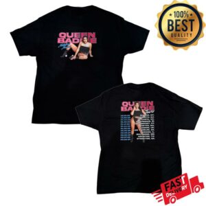 Natalie Nunn Store Merch Shop Natalie Nunn Queen Baddie Tour Heavyweight T-Shirt