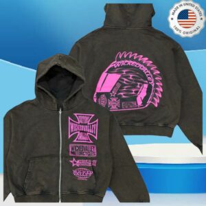 Complex Store Merch Wicked Valley Og Charcoal Moto Zipup Hoodie