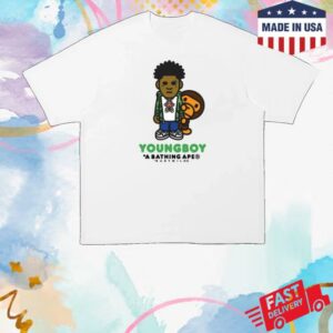 Complex Merch Store Shop Bape X Youngboy Never Broke Again Milo Tee White