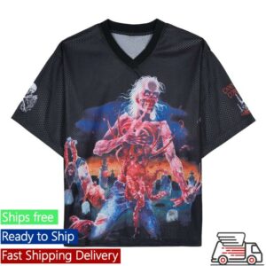 Cannibal Corpse Merch Store Cannibal Corpse X Brain Dead Football Jersey