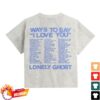 kenny Lonely Ghost Merch Store Lonely Love Relaxed Tee White Camo And Bluea