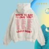 kenny Lonely Ghost Merch Store Ways To Say I Love You Heavyweight Hoodiea