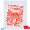 kenny Cannibal Corpse Merch Store Cannibal Corpse X Brain Dead Splatter Brain T Shirt Whiteaa