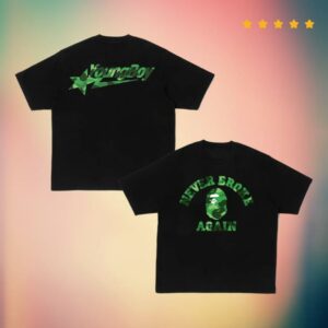 Complex Merch Store Bape X Youngboy Never Broke Again Milo Tee Black