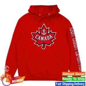 East Coast Lifestyle Merch Store Go Canada Red Hoodie