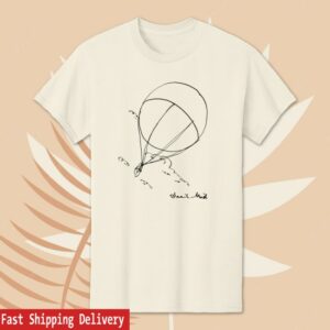 Kung Fu Merch Store Snail Mail Hot Air Balloon T-Shirt