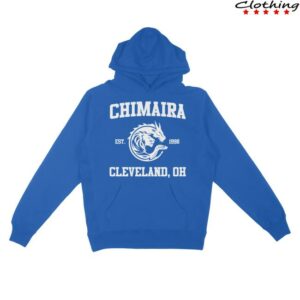 Chimaira Merch Store Collegiate Pullover Light Blue White