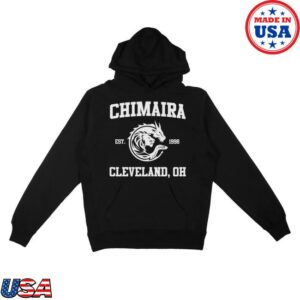 Chimaira Merch Store Collegiate Pullover Black White