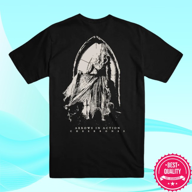 Arrows In Action Store Merch Cheekbones Window Tee Black Arrows In Action Store Merch Cheekbones Window Tee Black