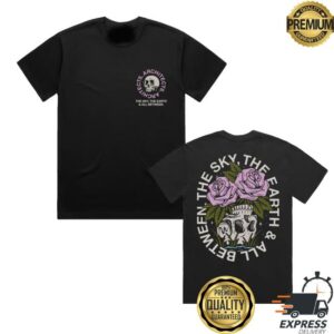 Architects Merch Store Shop Head Full Of Flowers Black T-Shirt