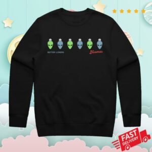 Better Lovers Merch Store Shop Blissmas Alien Lights Crewneck