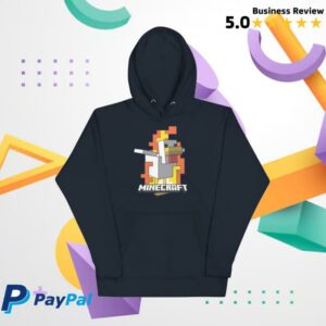 Minecraft Shop Merch Store Minecraft Hoodie Fire Chicken