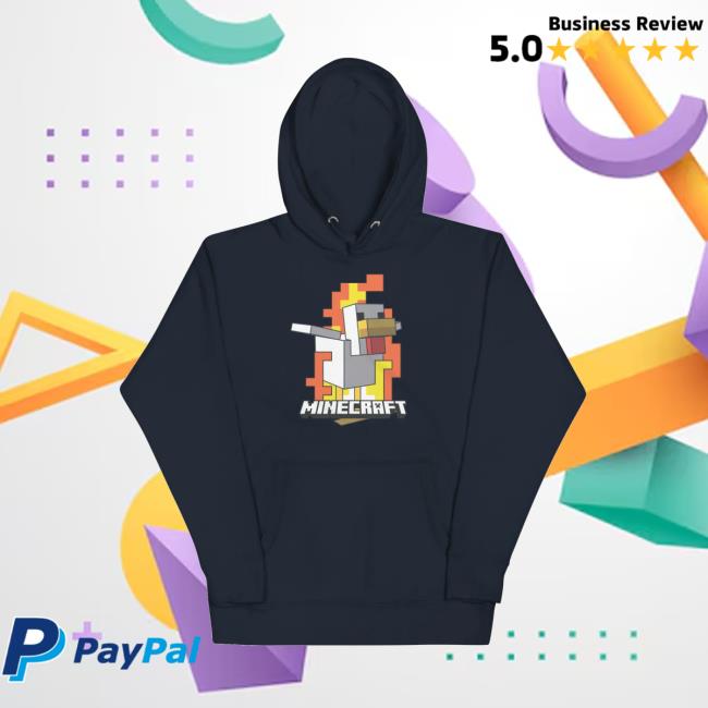 Minecraft Shop Merch Store Minecraft Hoodie Fire Chicken Minecraft Shop Merch Store Minecraft Hoodie Fire Chicken