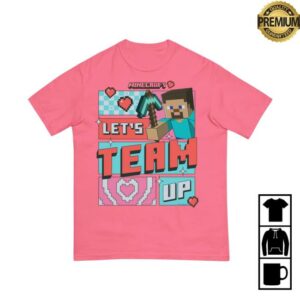 Minecraft Shop Merch Store Minecraft T-Shirt Let’s Team Up