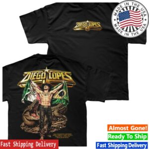 Bornforthis Store Merch Diego Lopes Ufc 325 ‘Estrella De Oro’ T-Shirt
