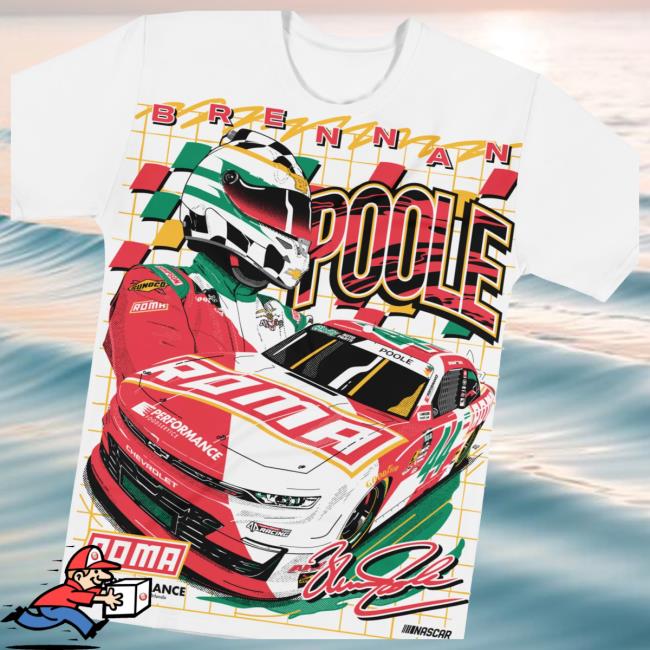 Brennan Poole Merch Store Brennan Poole #44 Roma Daytona Race Day Tee Brennan Poole Merch Store Brennan Poole #44 Roma Daytona Race Day Tee