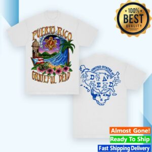 Grateful Dead Merch Store Puerto Rico United States Of Dead T-Shirt