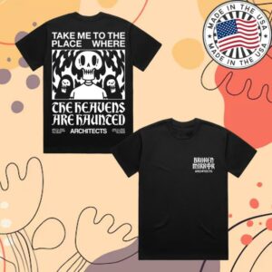 Architects Merch Store Broken Mirror Heavens Black T-Shirt