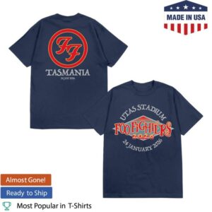 Foo Fighters Merch Store Foo Fighters 2026 Utas Stadium Tee