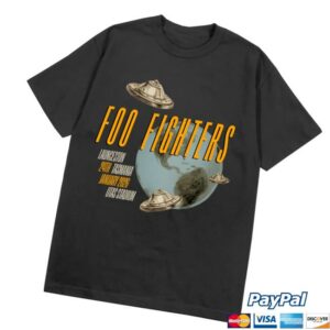 Foo Fighters Merch Store Ufo Tasmania Dated Tee