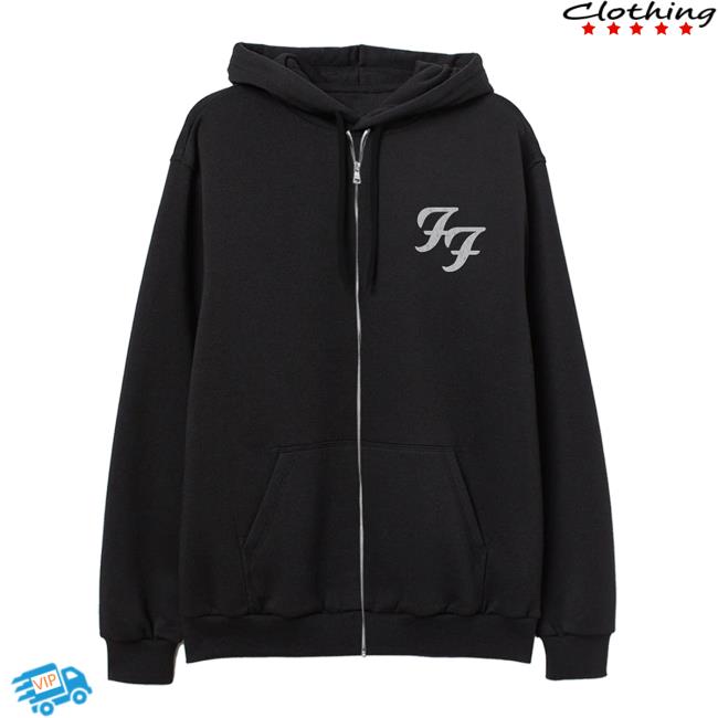 Foo Fighters Merch Store Utas Stadium Zip Hoodie Foo Fighters Merch Store Utas Stadium Zip Hoodie