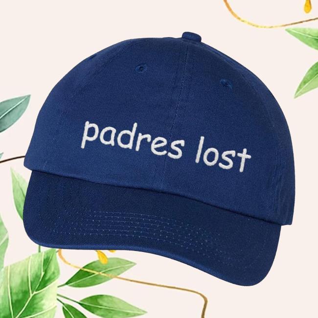 Mega64 Merch Store Padres Lost Dad Hat Mega64 Merch Store Padres Lost Dad Hat