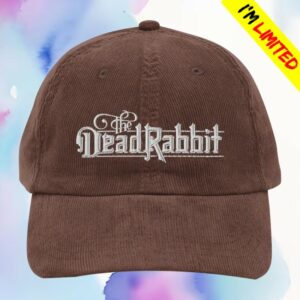 The Dead Rabbit Store Merch The Dead Rabbit Embroidered Logo Corduroy Cap – Brown
