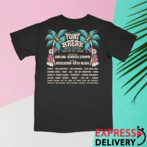 Point Break Festival Store Merch Point Break Lineup Tee