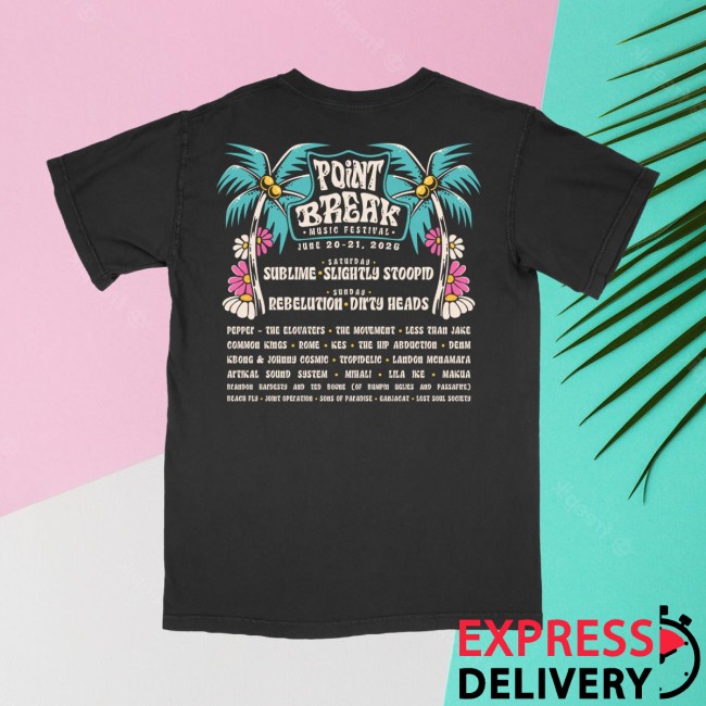 Point Break Festival Store Merch Point Break Lineup Tee 3 Point Break Festival Store Merch Point Break Lineup Tee