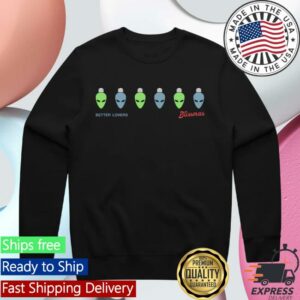 Better Lovers Merch Store Blissmas Alien Lights Crewneck