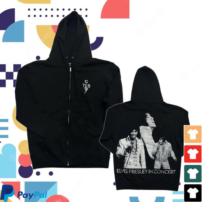 Graceland Store Merch Shop Elvis Presley In Concert Zip Hoodie 2 Graceland Store Merch Shop Elvis Presley In Concert Zip Hoodie
