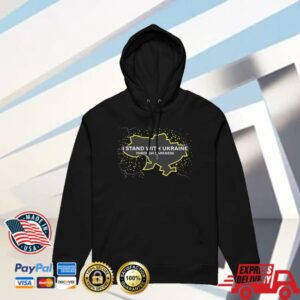 Kyiv Independent Store Merch Shop I Stand With Ukraine Through Darkness Hoodie