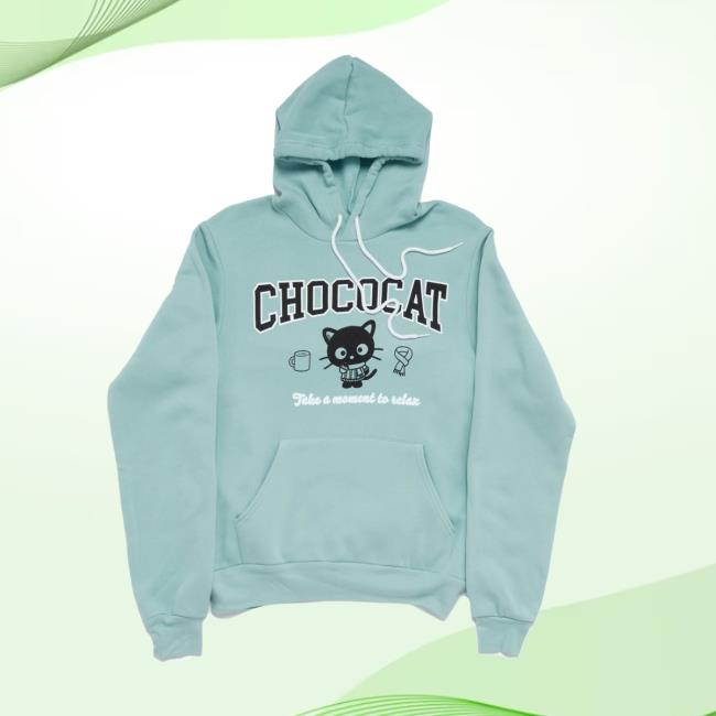 Sanrio Merch Store Shop Chococat Adult Take A Moment To Relax Hoodie 2 Sanrio Merch Store Shop Chococat Adult Take A Moment To Relax Hoodie