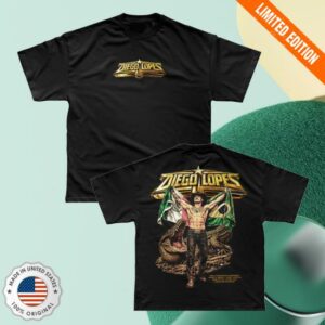 Born For This Shop Merch Store Diego Lopes Ufc 325 Estrella De Oro T-Shirt